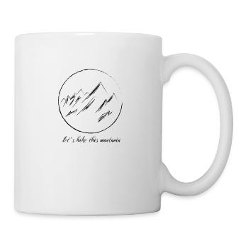 Berg / let's hike this mountain - Mug - white - Right
