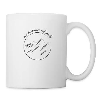Mountains / Panoramas and Snacks - Mug - white - Right