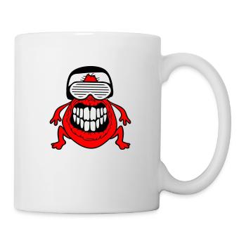 DJ Horreur Monstre Alien Alien Musique de fête - Mug blanc - blanc - Droite