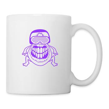 DJ Horreur Monstre Alien Alien Musique de fête - Mug blanc - blanc - Droite