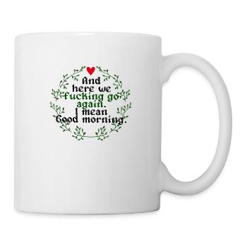 Good fucking morning - Tasse - Weiß - Rechts