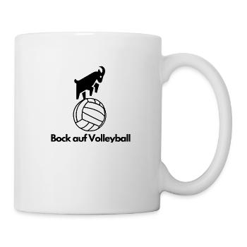 Bock auf Volley-ball – Lustiges Design - Mug blanc - blanc - Droite