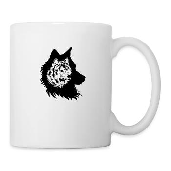 Wolf: Wild Companion: The Wolf of the Forest - Mug - white - Right