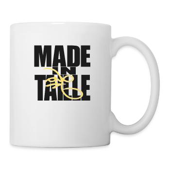 made in taille one - Mug blanc - blanc - Droite