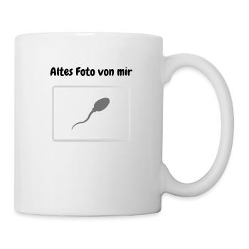 Altes Foto von mir - Tasse - Weiß - Rechts