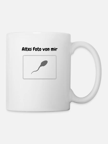 Altes Foto von mir - Tasse - Weiß