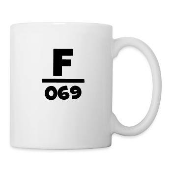 069 - Frankfurt Vorwahl - Telefon - telefonieren - Tasse - Weiß - Rechts