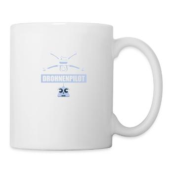 Pilote de drone Quadricoptère Drone RC - Mug blanc - blanc - Droite