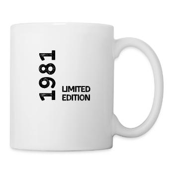 1981 Limitierte Auflage - Tasse - Weiß - Rechts