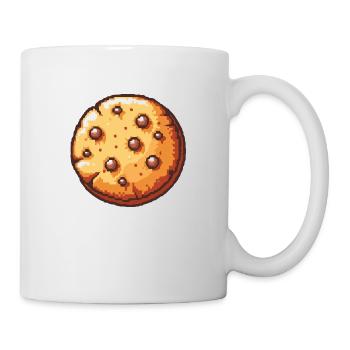 Kekse Pixel Symbol - Tasse - Weiß - Rechts
