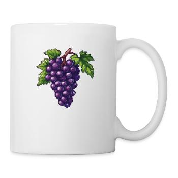 Grapes Pixel Icon - Mug - white - Right