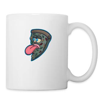 Pizza morceau de pizzeria - Mug blanc - blanc - Droite