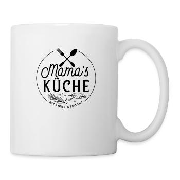 Mamas Küche - Tasse - Weiß - Rechts