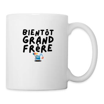 bientot grand frere - Mug blanc - blanc - Droite