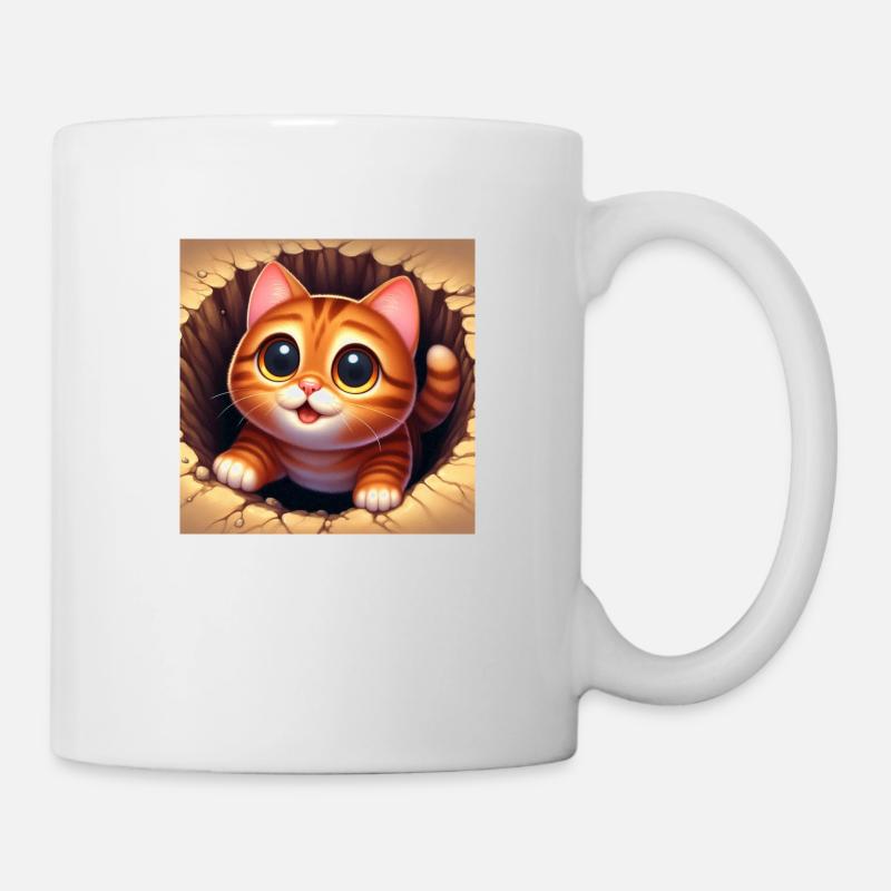 Katze - Tasse - Weiß
