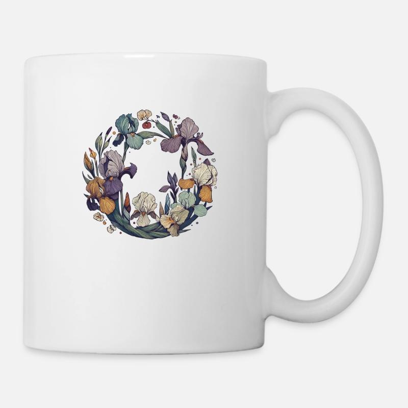 Iris - Mug blanc - blanc