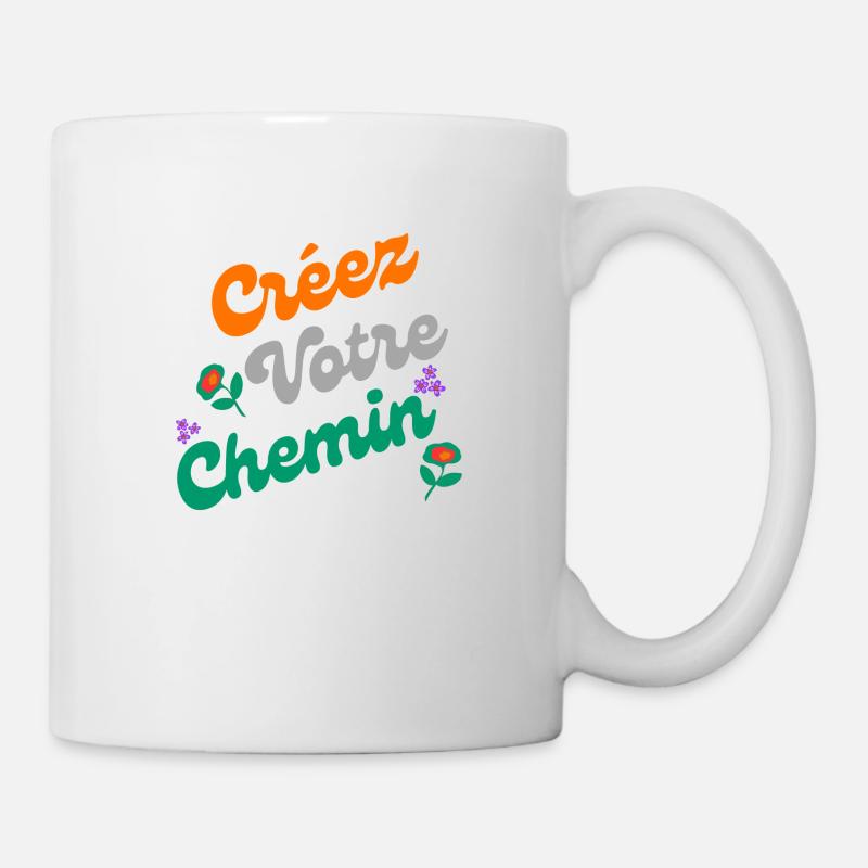 Le chemin de la créativité - Mug blanc - blanc