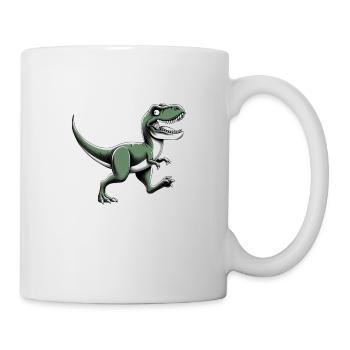 Velociraptor dynosaure Trex - Mug blanc - blanc - Droite