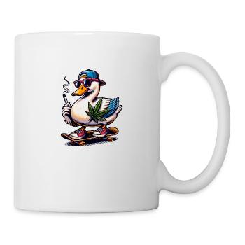 Extremely cool duck - Mug - white - Right