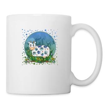 Kuh - Tasse - Weiß - Rechts