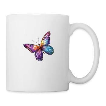 Schmetterling Schmetterling - Tasse - Weiß - Rechts