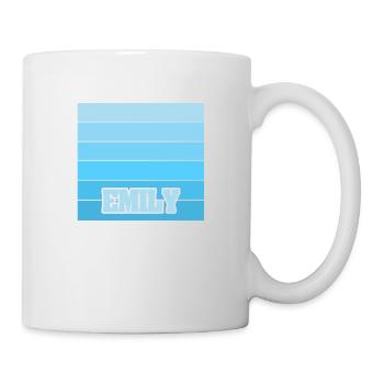 Woman's name Emily - Mug - white - Right