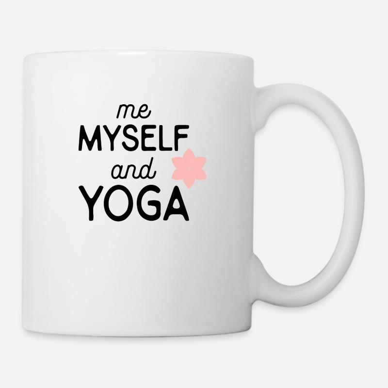 yoga - Tasse - Weiß