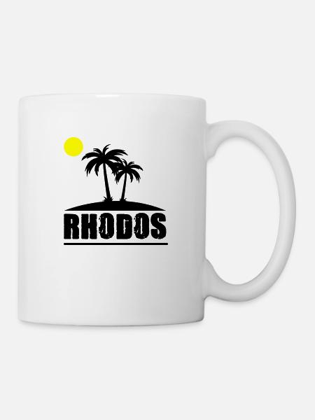 rhodos - Tasse - Weiß