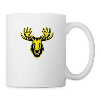 Moose Animal Portrait - Mug - white - Right