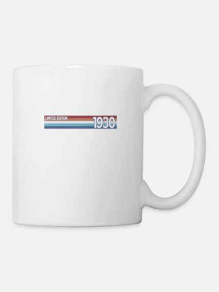 Retro 1930 Limitierte Auflage - Tasse - Weiß