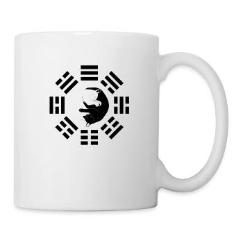 I Ging Katze - Tasse - Weiß - Rechts