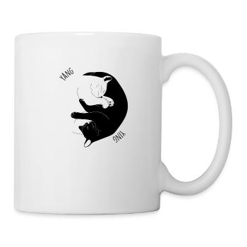 I Ging Katze - Tasse - Weiß - Rechts
