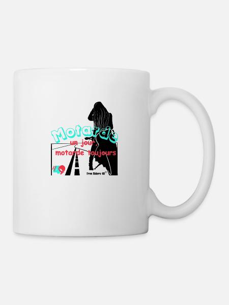 FR49 Motarde 1 jour - Mug blanc - blanc