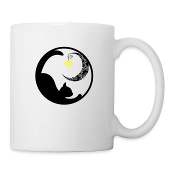 Cat Moon 02 - Mug - white - Right