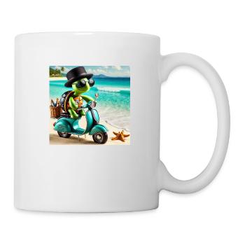 Beach villain - Mug - white - Right