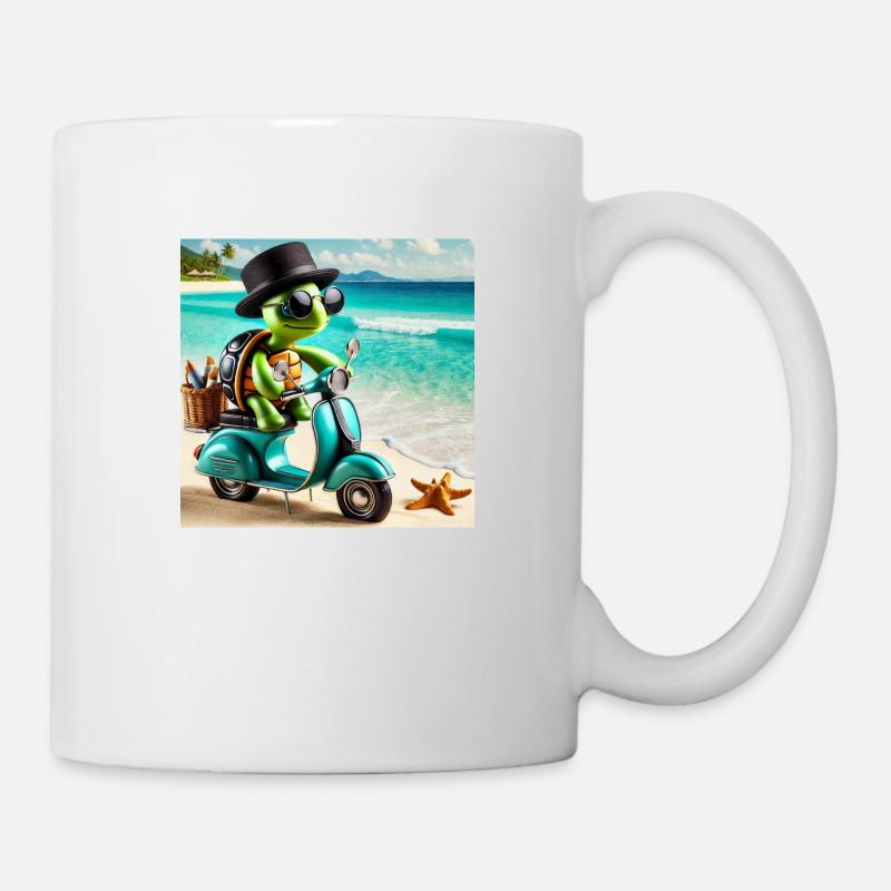 Méchant de plage - Mug blanc - blanc
