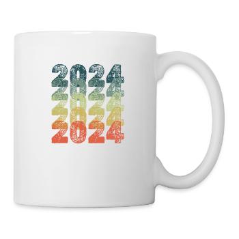 Jahr 2024 - Tasse - Weiß - Rechts