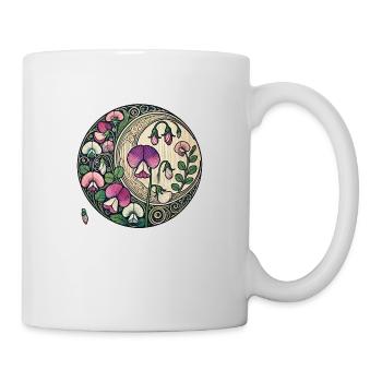 Süßer Erbsen-Mond - Tasse - Weiß - Rechts