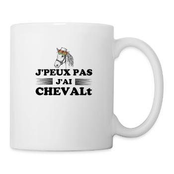 I can't I have Horse f - Mug - white - Right