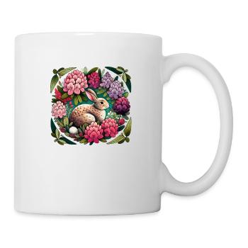 Lapin mignon lapin - Mug blanc - blanc - Droite