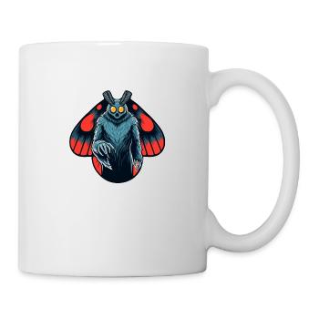 Mothman - Kryptid West Virginia Kryptozoologie - Tasse - Weiß - Rechts