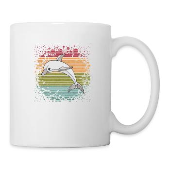 Delfin - Tasse - Weiß - Rechts
