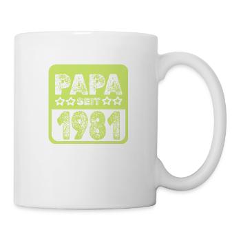seit 1981 - Tasse - Weiß - Rechts