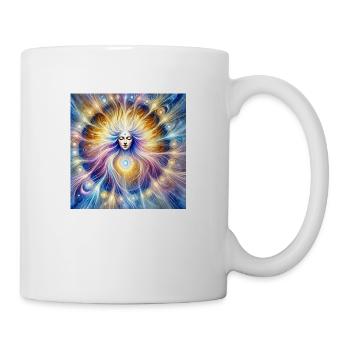 Mächtige Aura - Tasse - Weiß - Rechts