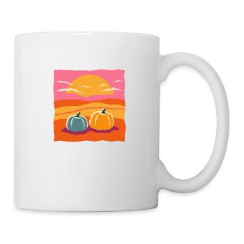 Kürbis - Tasse - Weiß - Rechts