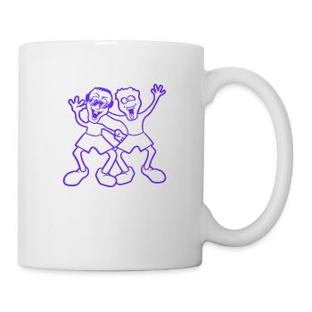 2 DJ Fun Party Club Friends Two Crew Team Waving - Mug - white - Right