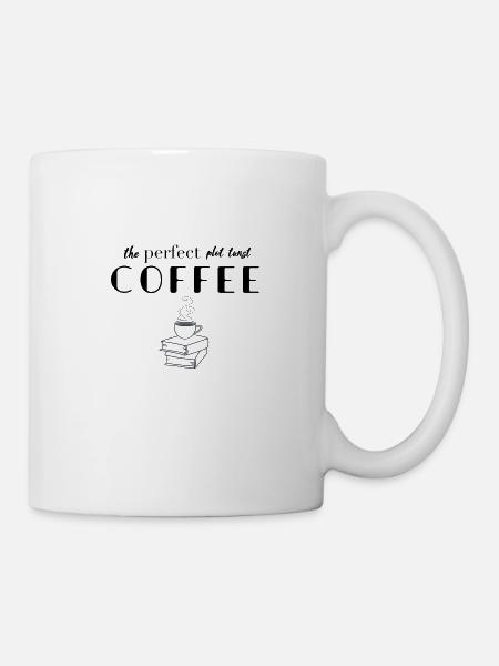 Plot twist Coffee - Tasse - Weiß