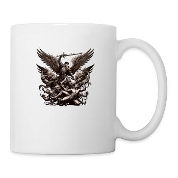 Archangel Saint Religion God Angel Faith Michael - Mug - white - Right