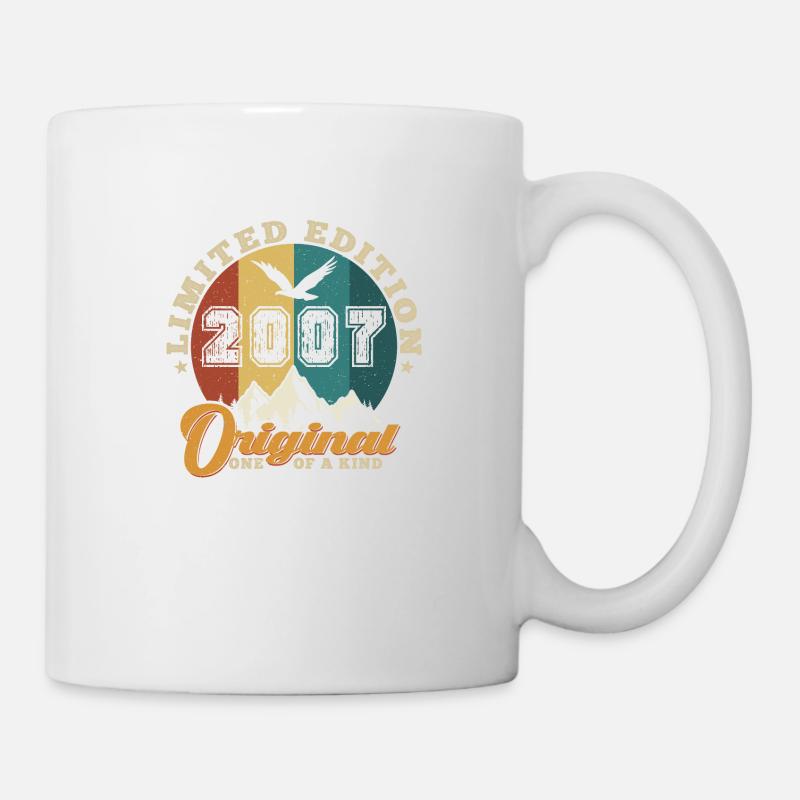 Original 2007 Jahrgang - 2007 Geburtstagsgeschenk - Tasse - Weiß