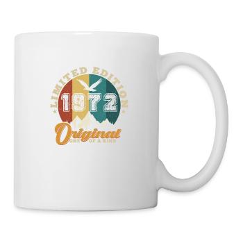 Original 1972 Vintage - 1972 Geburtstagsgeschenk - Tasse - Weiß - Rechts
